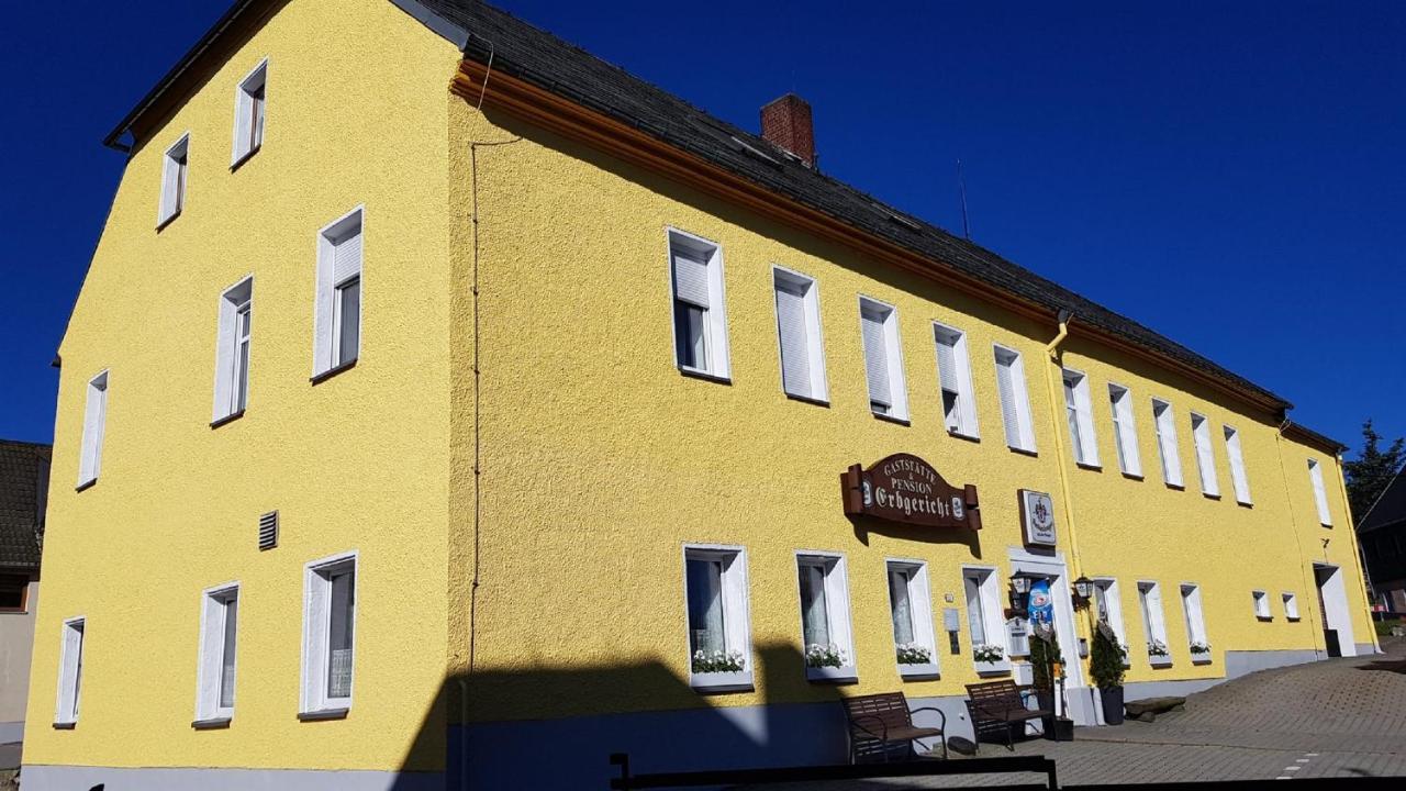 Pension & Gasthof Erbgericht Hoehenlage 850M حصن مارينبيرغ المظهر الخارجي الصورة