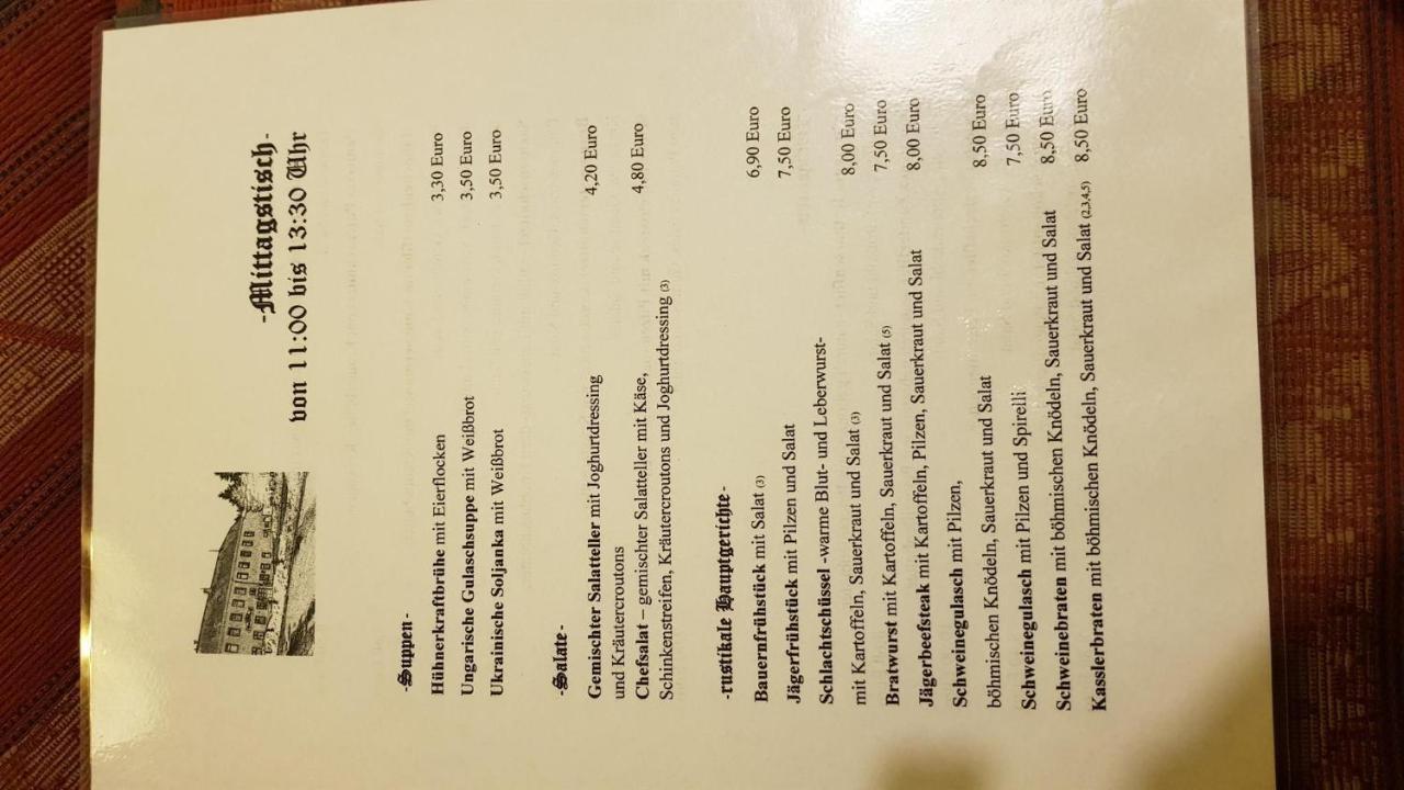 Pension & Gasthof Erbgericht Hoehenlage 850M حصن مارينبيرغ المظهر الخارجي الصورة